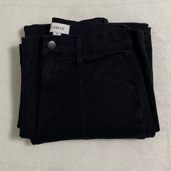 EVEREVE Pants Beth Wide Leg Trouser Stretch Patch Pockets Excellent Size 24 - Picture 3 of 7